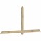 Ekena Millwork Eugene Rough Sawn Timber Gable Bracket, Douglas Fir, 96"W x 44"H x 2"D x 4"F, 11/12 Pitch GBW096X44X0204EUG00RDF - alternate 5